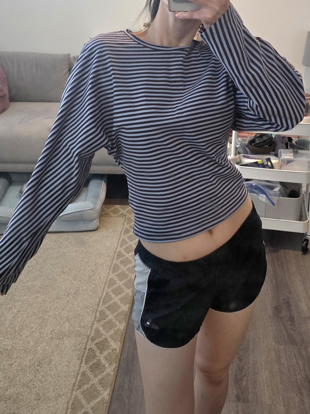 Cotton On Striped Long Sleeve Top